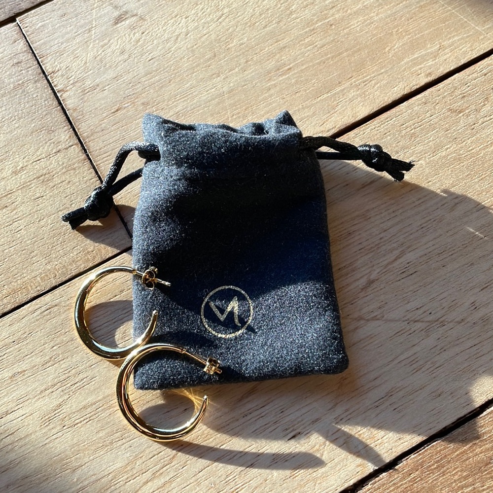 Mejuri Editor Hoops - Gold Vermeil